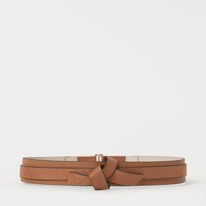 H&M wide waisted leather belt